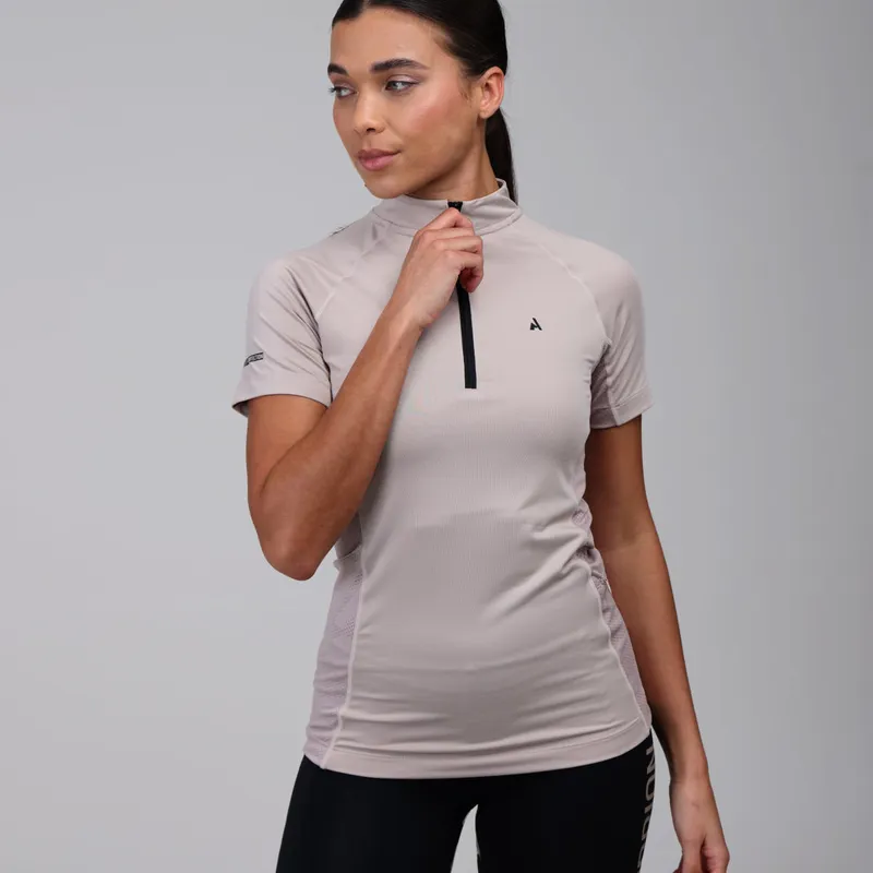 Aubrion React Short Sleeve Base Layer in Sand-3